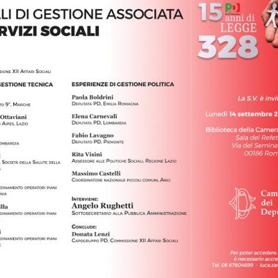 Gestione associata dei servizi sociali, un confronto tra diverse esperenze